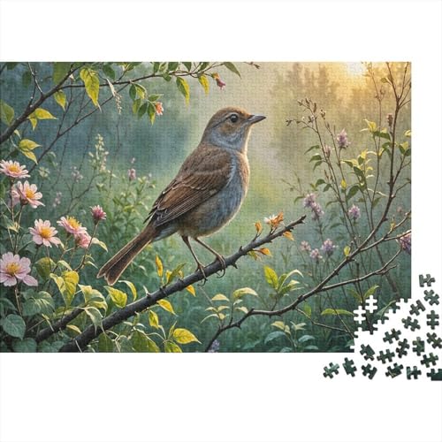 Vogel 1000 Teile Puzzle Für Die Ganze Familie interessant Impossible Puzzle Clevere Rätsel Geschenk 1000pcs (75x50cm) von PHQAZWSXE
