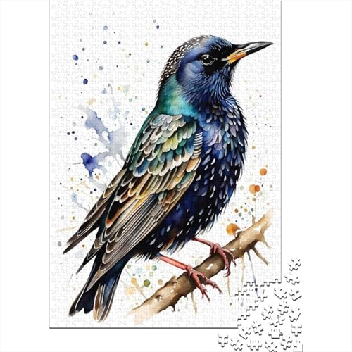 Vogel 1000 Teile Puzzle Für Erwachsene Tiere Erwachsenenpuzzle Geschicklichkeitsspiel Weihnachtspuzzle 1000pcs (75x50cm) von PHQAZWSXE