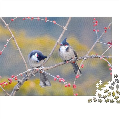 Vogel 1000 Teile Puzzle Für Erwachsene Und Kinder Tier Erwachsenenpuzzle Geschicklichkeitsspiel Geschenk 1000pcs (75x50cm) von PHQAZWSXE