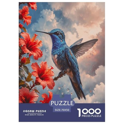 Vogel 1000 Teile Puzzle Für Erwachsene Und Kinder Tiere Erwachsenenpuzzle Geschicklichkeitsspiel GescHühnerk 70x50cm/1000pcs von PHQAZWSXE