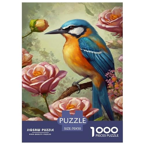 Vogel Puzzle 1000 Teile Für Die Ganze Familie Tier Impossible Puzzle Geschicklichkeitsspiel Weihnachtspuzzle 70x50cm/1000pcs von PHQAZWSXE