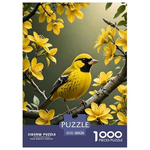 Vogel Puzzle 1000 Teile Für Die Ganze Familie Tiere Erwachsenenpuzzle Geschicklichkeitsspiel Weihnachtspuzzle 38x26cm/1000pcs von PHQAZWSXE