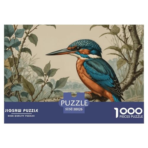 Vogel Puzzle 1000 Teile Für Erwachsene Tiere Impossible Puzzle Clevere Rätsel Geschenk 38x26cm/1000pcs von PHQAZWSXE