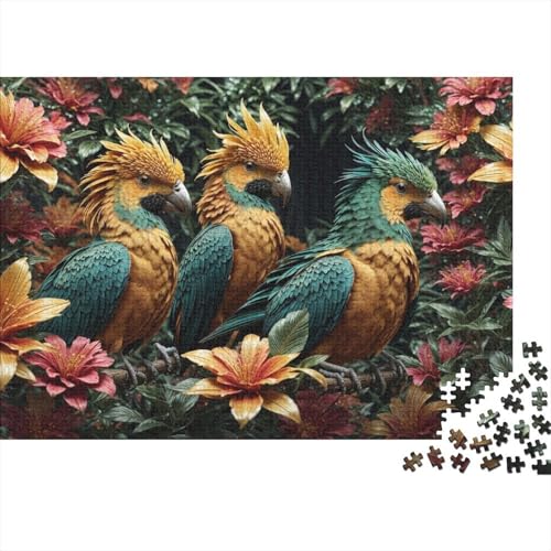 Vogel Puzzle 1000 Teile Für Erwachsene Und Kinder Tier Erwachsenenpuzzle Clevere Rätsel Weihnachtspuzzle 1000pcs (75x50cm) von PHQAZWSXE