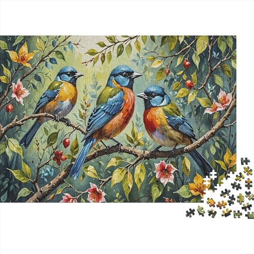 Vogels Puzzle 1000 Teile Für Die Ganze Familie Tiere Impossible Puzzle Geschicklichkeitsspiel Weihnachtspuzzle 1000pcs (75x50cm) von PHQAZWSXE