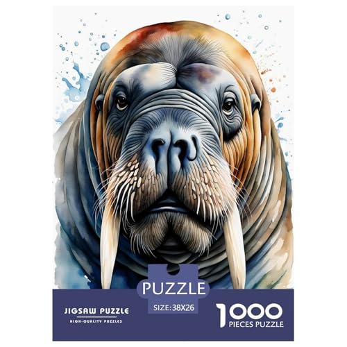 Walrus 1000 Teile Puzzle Für Erwachsene Tiere Erwachsenenpuzzle Clevere Rätsel Weihnachtspuzzle 38x26cm/1000pcs Walrus 1000 Teile Puzzle Für Erwachsene Tiere Erwachsenenpuzzle Clevere Rätsel Weihnachtspuzzle 38x26cm/1000pcs von PHQAZWSXE