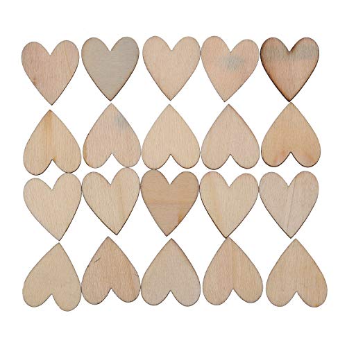 PHTOIT 20X Holzherz 28X25mm Dekoration Basteln Neu TOP von PHTOIT