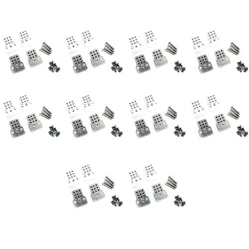 PHTOIT 40 Stücke RC Auto Metall Stoß Dämpfer Halterung Kits Stoß Dämpfer Sbsorbers Erweiterung Seatfor 1/16 C-14 / C-14 Karat/C-24 / C-24 Karat Off Road Auto Teile von PHTOIT