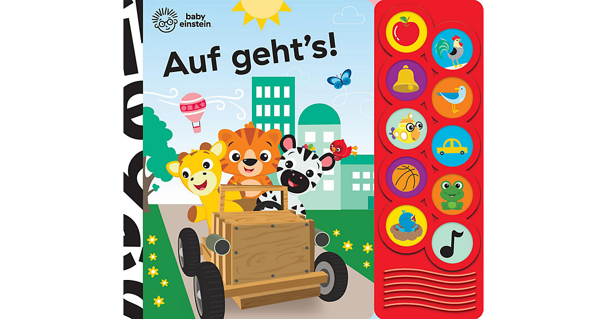 Buch - 10-Button-Soundbuch, Baby Einstein, Auf gehts! Buch - 10-Button-Soundbuch, Baby Einstein, Auf gehts! von PI Kids Verlag