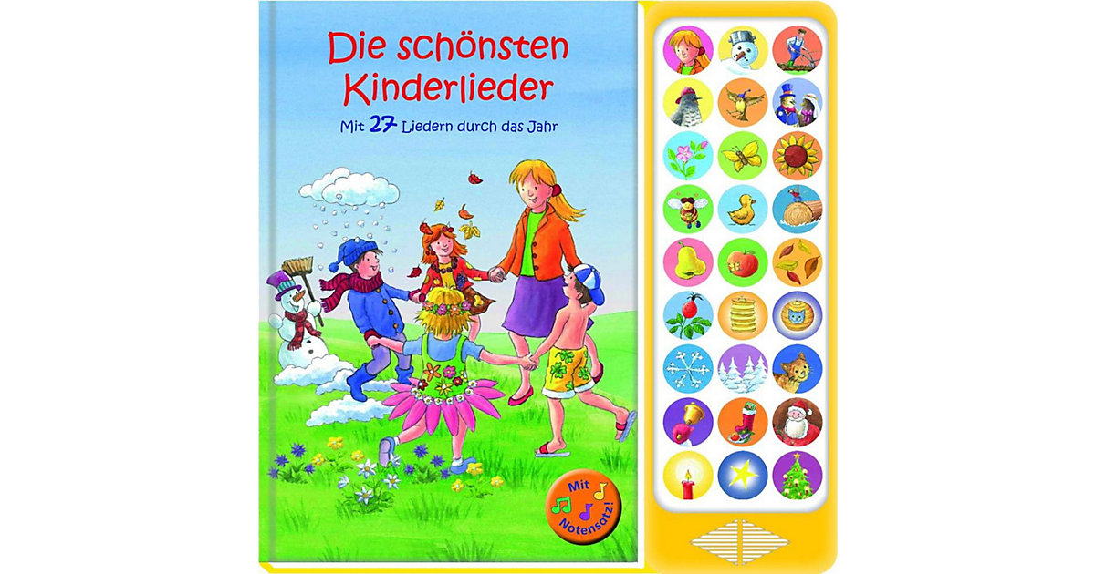 Buch - 27-Button Soundbuch: Mit 27 Liedern durch das Jahr Buch - 27-Button Soundbuch: Mit 27 Liedern durch das Jahr von PI Kids Verlag