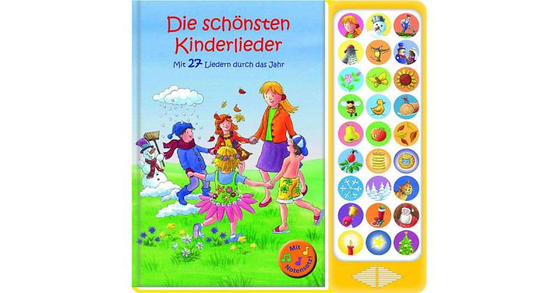 Buch - 27-Button Soundbuch: Mit 27 Liedern durch das Jahr von PI Kids Verlag
