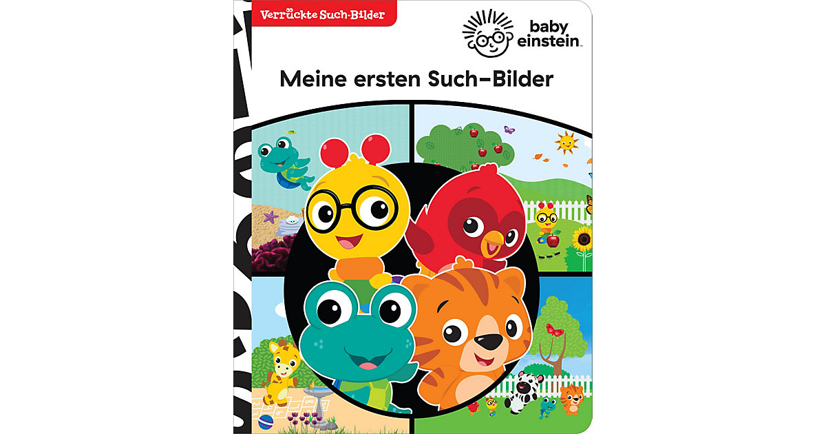 Buch - Baby Einstein - Meine ersten Such-Bilder - Verrückte Such-Bilder, groß - Wimmelbuch Kinder ab 18 Monaten - Pappbilderbuch mit wattiertem Umschlag  Kleinkinder von PI Kids Verlag