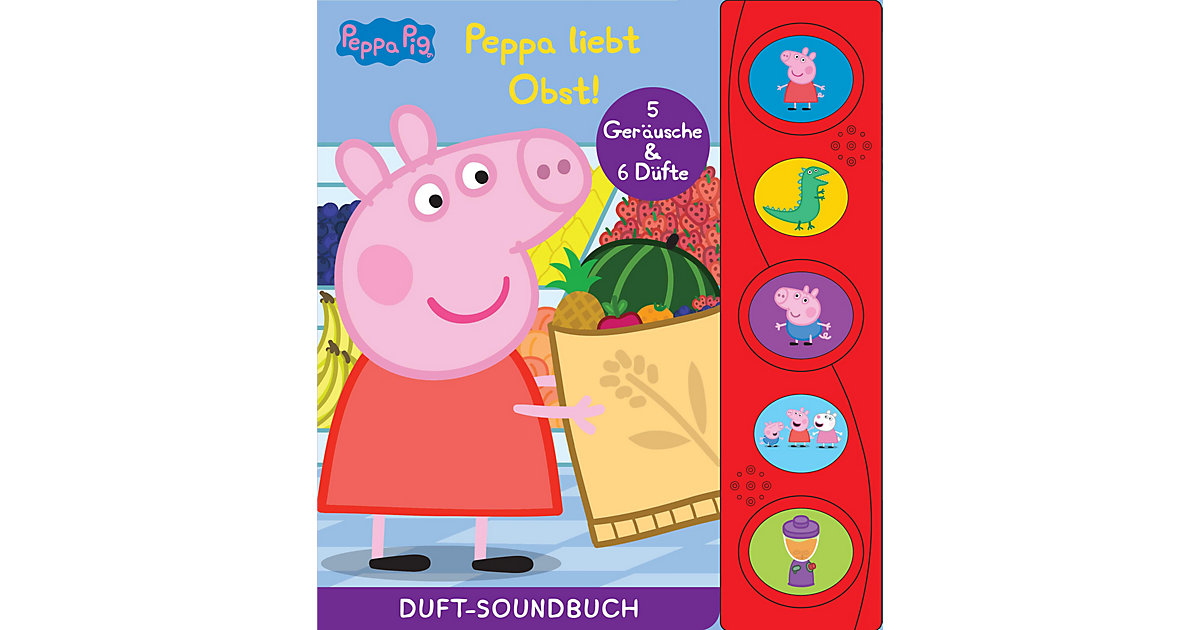 Buch - Duft-Soundbuch, Peppa Pig, Peppa liebt Obst! Buch - Duft-Soundbuch, Peppa Pig, Peppa liebt Obst! von PI Kids Verlag