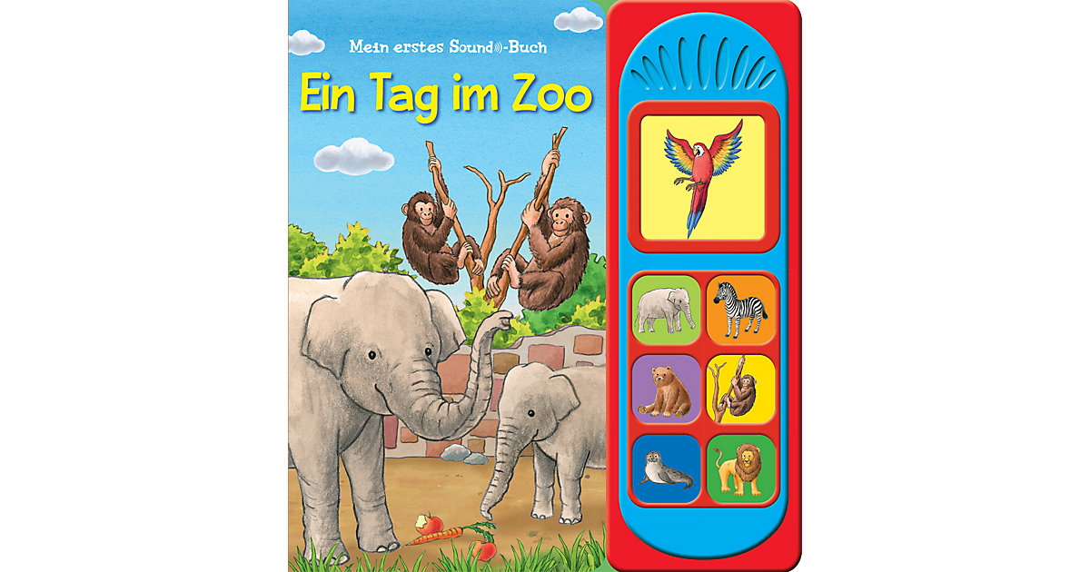Buch - Ein Tag im Zoo - Soundbuch Buch - Ein Tag im Zoo - Soundbuch von PI Kids Verlag