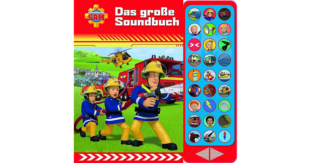 Buch - Feuerwehrmann Sam: Das große Soundbuch: 27-Button-Soundbuch Buch - Feuerwehrmann Sam: Das große Soundbuch: 27-Button-Soundbuch von PI Kids Verlag