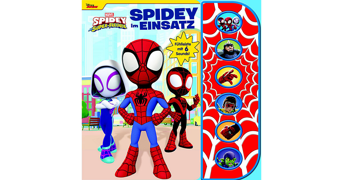 Buch - Marvel Spidey Soundbuch mit Fühlleiste Buch - Marvel Spidey Soundbuch mit Fühlleiste von PI Kids Verlag