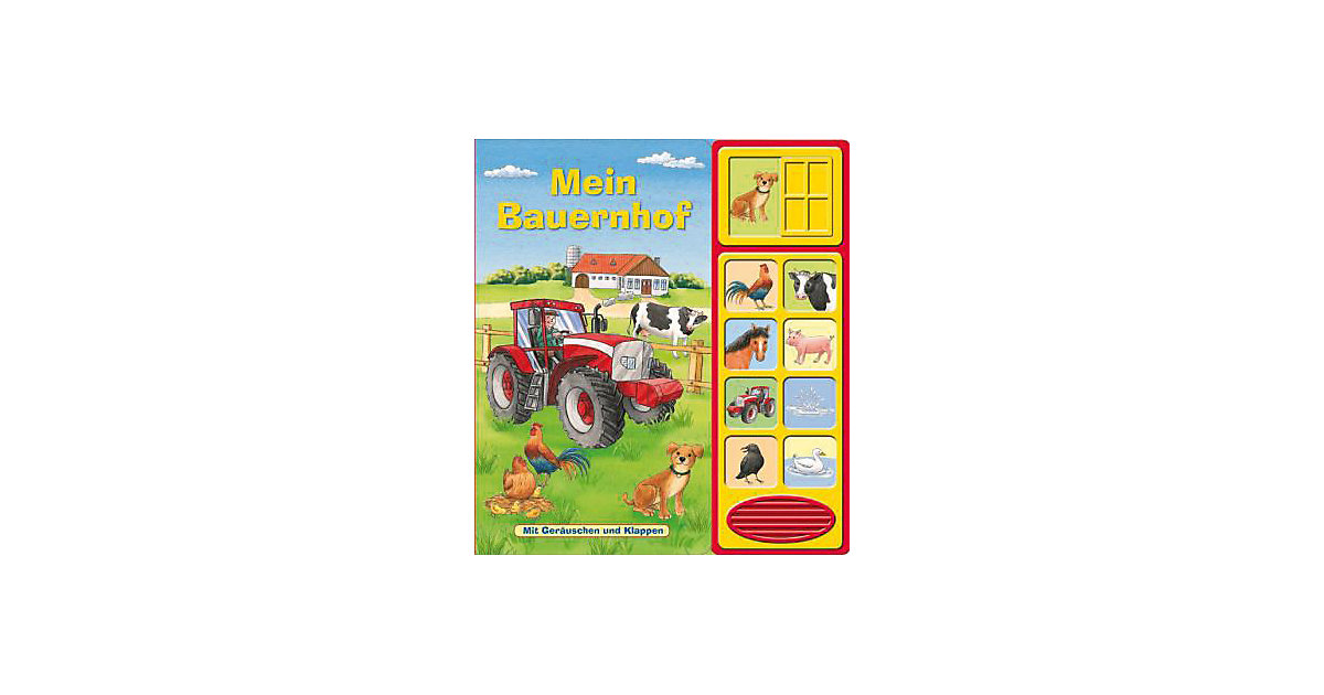 Buch - Mein Bauernhof, Soundbuch mit Tiergeräuschen von PI Kids Verlag