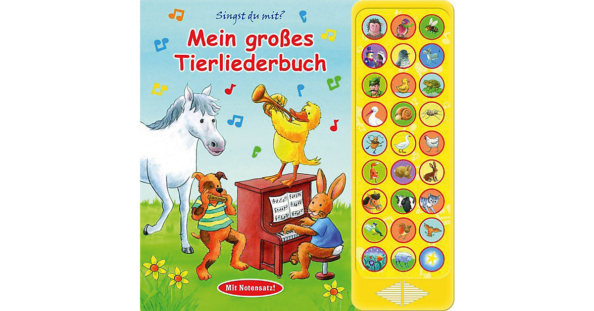 Buch - Mein großes Tierliederbuch, Soundbuch mit Liedern Buch - Mein großes Tierliederbuch, Soundbuch mit Liedern von PI Kids Verlag