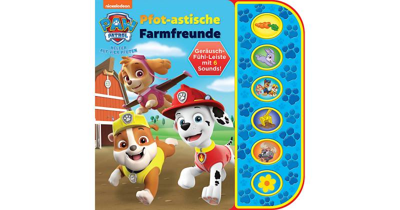 Buch - PAW Patrol - Pfot-astische Farmfreunde - Soundbuch mit Fühlleiste und 6 Geräuschen Kinder ab 3 Jahren  Kinder von PI Kids Verlag