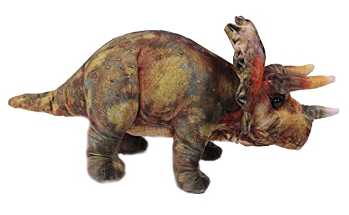 PIA Plüschtier Triceratops 47 cm, Kuscheltier Stofftier Urzeittier Dinosaurier Tier von PIA