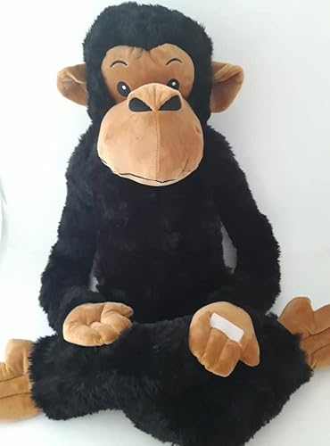 PIA Stofftier Hängeaffe, schwarz, 145 cm, hängend, Mega, Kuscheltier Plüschtier, AFFE Affen Hängeaffen von PIA