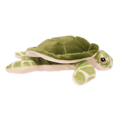 PIA Plüschtier Schildkröte 28 cm, grün beige, Schildkröten Stofftiere Kuscheltiere Wasserschildkröte von PIA