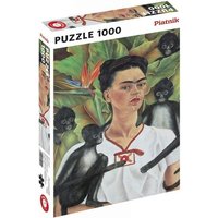 PIATNIK 5509 Puzzle 1000 Teile Kahlo, Selbstporträt mit Affe von PIATNIK