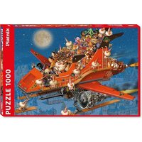 PIATNIK 5565 Puzzle 1000 Teile Weihnachtsjet von PIATNIK