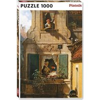 PIATNIK 5595 Puzzle 1000 Teile Spitzweg - der abgefangene Liebesbrief von PIATNIK