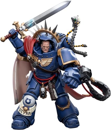 PIBONUS JOYTOY Warhammer 40K 1/18 Action Figure Ultramarines Captain in Gravis Armour Joy Toy Collection Model Gift -12.2 cm von PIBONUS