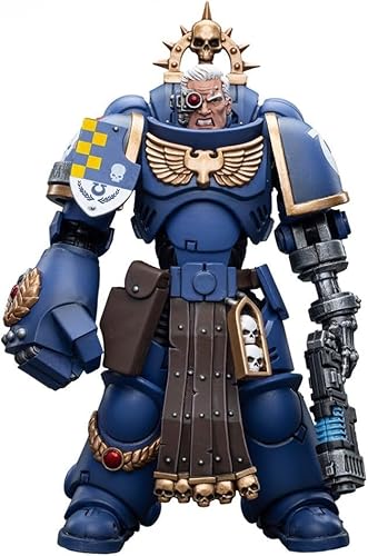 PIBONUS JOYTOY Warhammer 40K 1/18 Actionfigur Ultramarines Lieutenant mit Power Faust Joy Spielzeug Sammlung Modell Geschenk -12,2 cm von PIBONUS