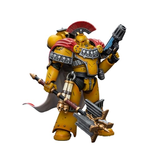 PIBONUS Joytoy Warhammer 40k Imperial Fists Legion Chaplain Consul 12.2 cm Collectible Model Gifts von PIBONUS