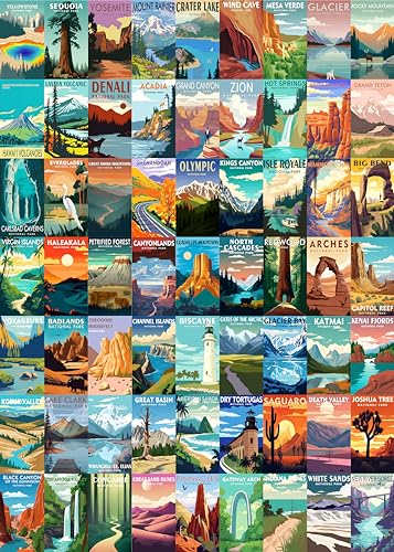 Nationalparks Puzzle für Erwachsene 1000 Teile, Reise-Poster Landschaftspuzzle inklusive Zion Yellowstone Yosemite, Natur Jigsaw Puzzles Landschaft Berglandschaft Nationalparks Puzzle für Erwachsene 1000 Teile, Reise-Poster Landschaftspuzzle inklusive Zion Yellowstone Yosemite, Natur Jigsaw Puzzles Landschaft Berglandschaft von PICKFORU