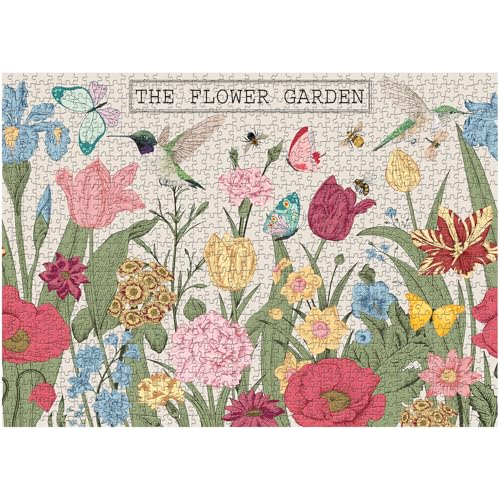 PICKFORU Blumenpuzzles für Erwachsene, 1000 Teile, buntes Wildblumen-Puzzle, Kolibri, Frühlingsblumengartenpuzzle für Pflanzenliebhaber PICKFORU Blumenpuzzles für Erwachsene, 1000 Teile, buntes Wildblumen-Puzzle, Kolibri, Frühlingsblumengartenpuzzle für Pflanzenliebhaber von PICKFORU