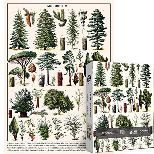 Vintage Pflanzenpuzzle für Erwachsene 1000 Teile, Baum Puzzle Puzzles für Erwachsene, Natur Botanisches Puzzle Arboretum als Pflanzengeschenke Vintage Pflanzenpuzzle für Erwachsene 1000 Teile, Baum Puzzle Puzzles für Erwachsene, Natur Botanisches Puzzle Arboretum als Pflanzengeschenke von PICKFORU