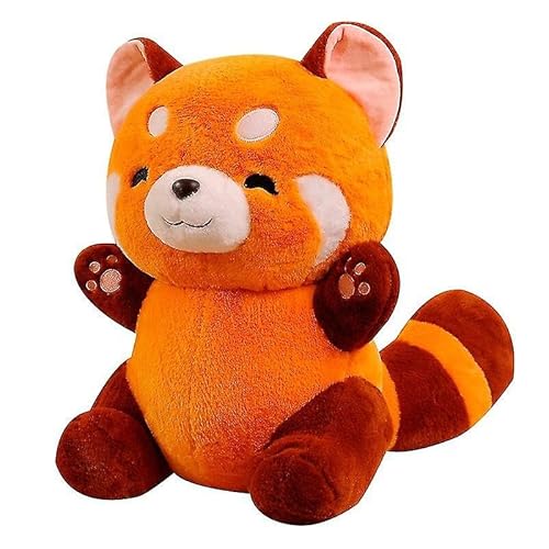 Pidak Plüschtier Panda, rot, hergestellt in Italien, 23 cm, 35 cm, 45 cm, 60 cm von Pidak