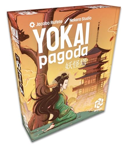Strategisches und tragbares Kartenspiel für Kinder 8+ und Erwachsene, Yokai, Pagode, für 2 bis 5 Spieler, Reisen und Camping, japanische Kultur, Faroleo und Handmanagement in Spielen von 15 Minuten von PIF GAMES PRESENT IS FUTURE GAMES