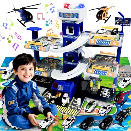 5 Stockwerke Parkhaus für Kinder,Parkhaus mit Garage, Rampen, Aufzug, Tankstelle, Licht & Sound, parkgarage für Kinder,parkhaus für 3 4 5 6 Jahre 5 Stockwerke Parkhaus für Kinder,Parkhaus mit Garage, Rampen, Aufzug, Tankstelle, Licht & Sound, parkgarage für Kinder,parkhaus für 3 4 5 6 Jahre von PIIMNT
