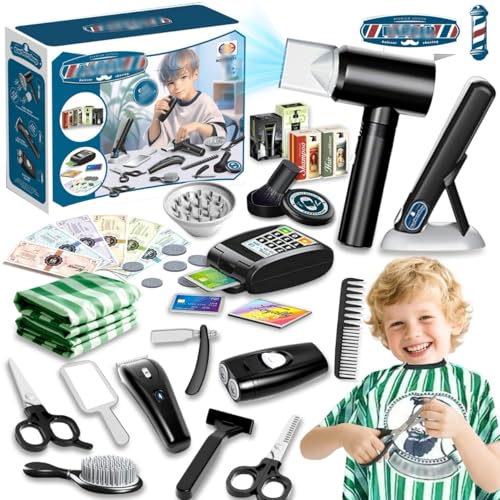 Frisierkopf Kinder,Friseur Set Kinder,Friseur Set mit Haartrockner Rasierer Haarglätter Haarstyling Zubehör,Frisör Spielzeug Rollenspiel Kinder Frisierkopf Kinder,Friseur Set Kinder,Friseur Set mit Haartrockner Rasierer Haarglätter Haarstyling Zubehör,Frisör Spielzeug Rollenspiel Kinder von PIIMNT