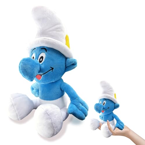 PIIMNT Schlümpfe Kuscheltier Schlümpfe Plüschtiere, 30cm Schlümpfe Puppe Spielzeug, Schlümpfe Stuffed Animals Toy Geeignet für Kinder als Geburtstagsgeschenke von PIIMNT