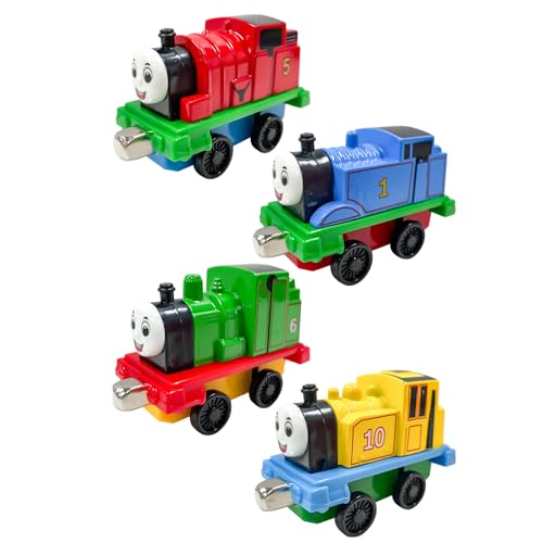 PIIMNT THO-Mas die Lokomotive Fahrzeug, 4 Stück THO-Mas Spielzeug Fahrzeug Set, Kleiner Zug Spielzeug, für Kinder Mädchen Junge Geburtstagsgeschenk PIIMNT THO-Mas die Lokomotive Fahrzeug, 4 Stück THO-Mas Spielzeug Fahrzeug Set, Kleiner Zug Spielzeug, für Kinder Mädchen Junge Geburtstagsgeschenk von PIIMNT