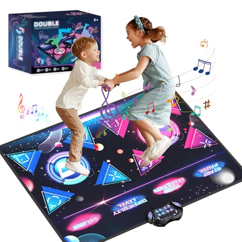 PIIMNT Tanzmatte Kinder,Musikalische Tanzmatte,Kindertanzmatten Spielzeug mit 2 Wettbewerbsfähigen Modi für Kinder ab 4 5 6 7 8+ Jahre Mädchen PIIMNT Tanzmatte Kinder,Musikalische Tanzmatte,Kindertanzmatten Spielzeug mit 2 Wettbewerbsfähigen Modi für Kinder ab 4 5 6 7 8+ Jahre Mädchen von PIIMNT