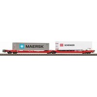 PIKO 24619 H0 T3000e mit 1x Container 40`Maersk und 1x Trailer PNO, DB AG, Ep. VI PIKO 24619 H0 T3000e mit 1x Container 40`Maersk und 1x Trailer PNO, DB AG, Ep. VI von PIKO