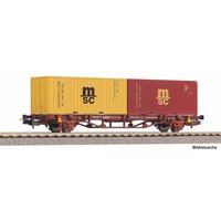 PIKO 27750 Containertragwagen DC 2x 20'' Container MSC PIKO 27750 Containertragwagen DC 2x 20'' Container MSC von PIKO