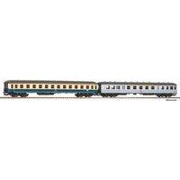 PIKO 28325 H0 2er Set Nahverkehrswagen 1./2. Klasse und 2. Klasse "Silberlinge", DB, Ep. IV von PIKO