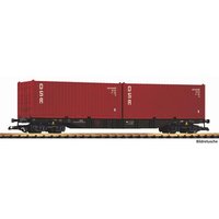 PIKO 37755 G Containertragwagen mit 2 Containern "DSR", DR, Ep. IV von PIKO