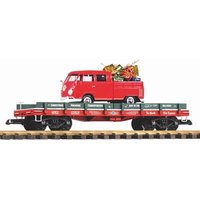 PIKO 38776 G Autotransportwagen Weihnachten mit VW Pick-Up von PIKO