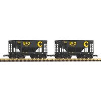 PIKO 38933 G 2er Set Schüttgutwagen, B&O von PIKO