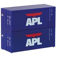PIKO 46102 TT 2er Set 20' Container APL von PIKO