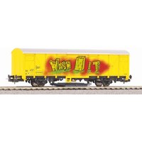 PIKO 54309 H0 Schienenreinigungswagen gelb mit Graffiti, SBB, Ep. VI von PIKO